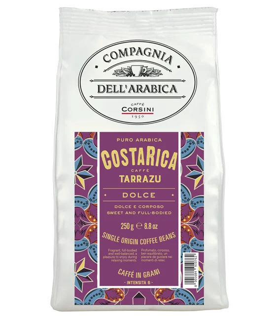 Caffè Corsini Costa Rica Tarrazu Produktbild von Caffè Corsini Costa Rica Kaffeebohnen 250g - 2