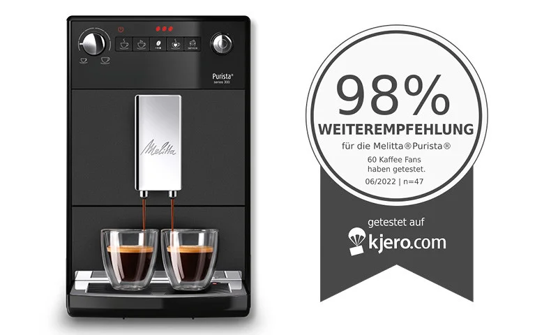Melitta Purista mit 98% kjero Weiterempfehlung