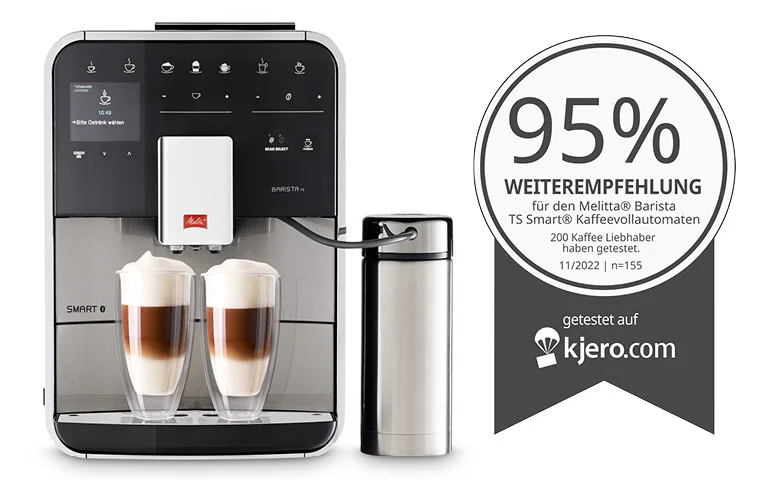 Melitta Barista TS Smart mit 95% kjero Weiterempfehlung