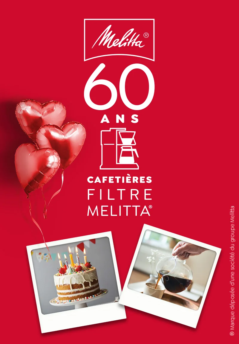 60 ans des cafetières filtre
