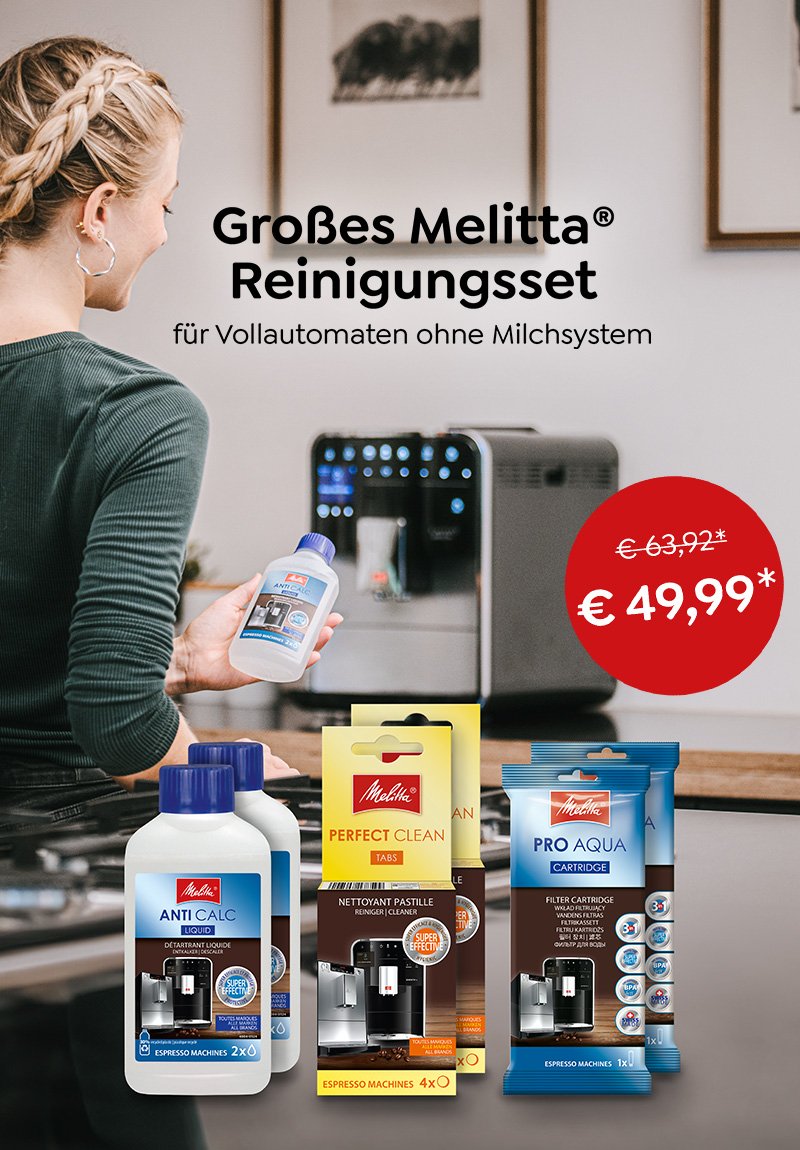 Melitta Reinigungsset ohne Milchsystem für nur 49.99€