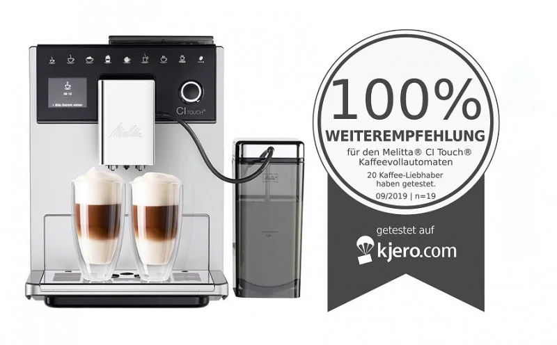 Melitta CI Touch mit 100% kjero Weiterempfehlung